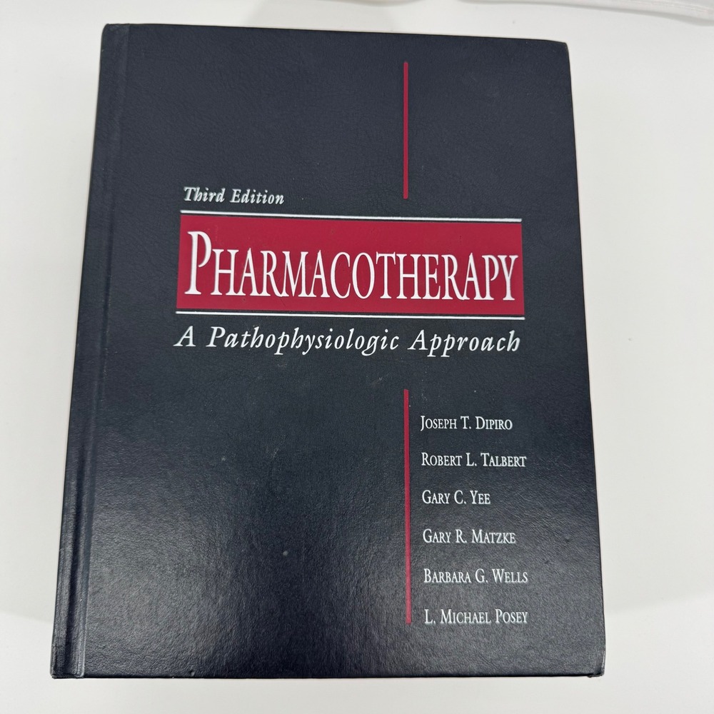 Appleton &‎ Lange Pharmacotherapy Textbook Black 3rd Edition DiPiro